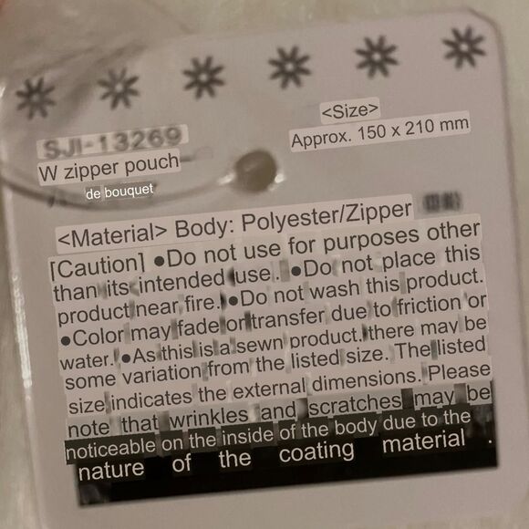 2 Zipper Flat Pouch. Floral. Pink Multi. Storage Organization. Cottagecore. - Picture 7 of 7